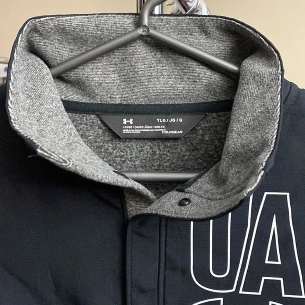 NWT Under Armour Kids Phenom Fleece 1/2 Snap Pullover YL
